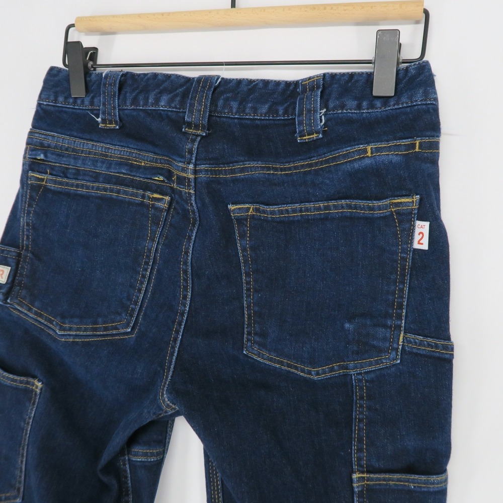 Dovetail Utility Jeans Womens 4/30 Blue FR Flame Resistant Utility Double Knee - Picture 4 of 13
